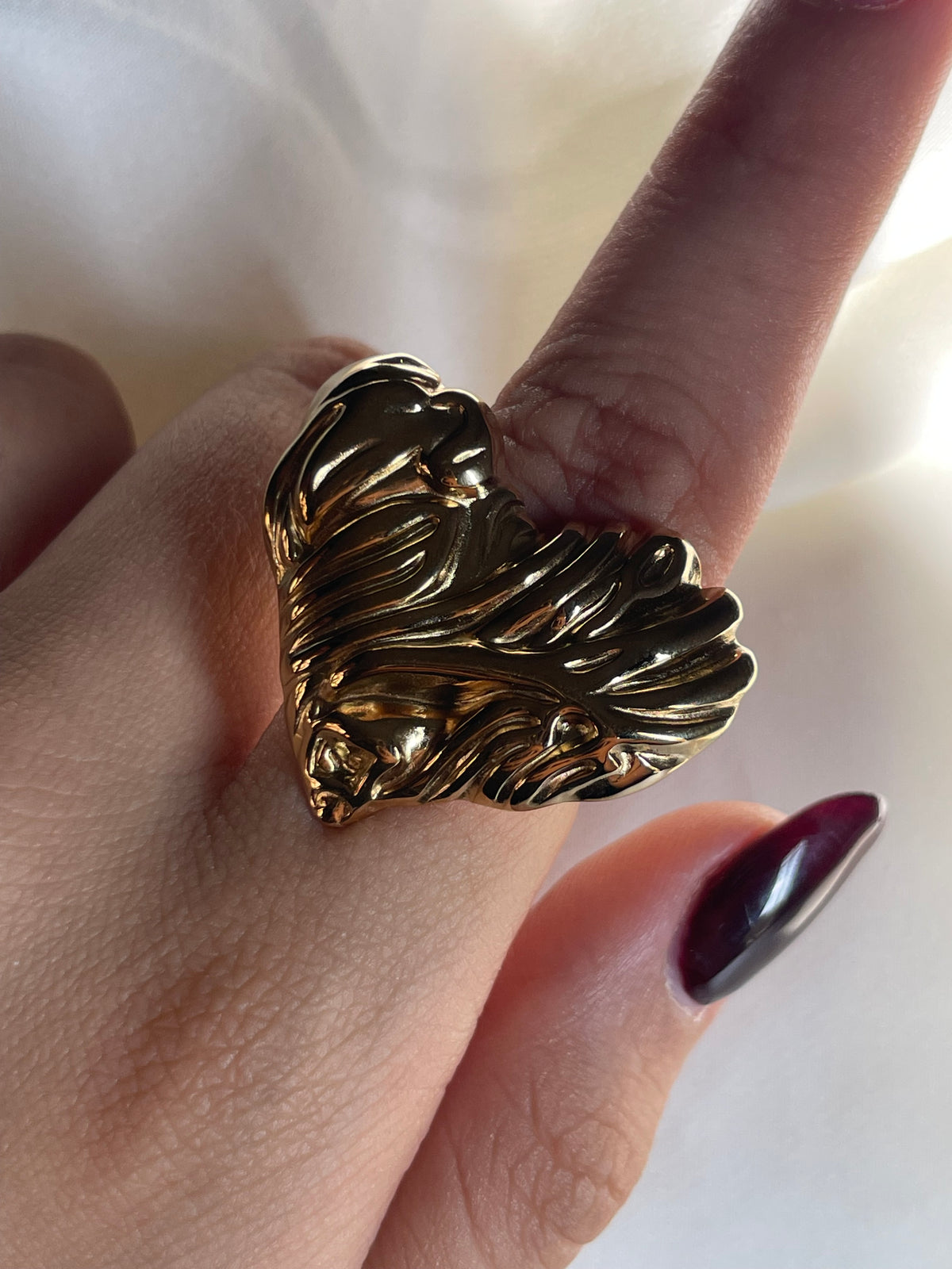 ANILLO CORAZON CHUNKY
