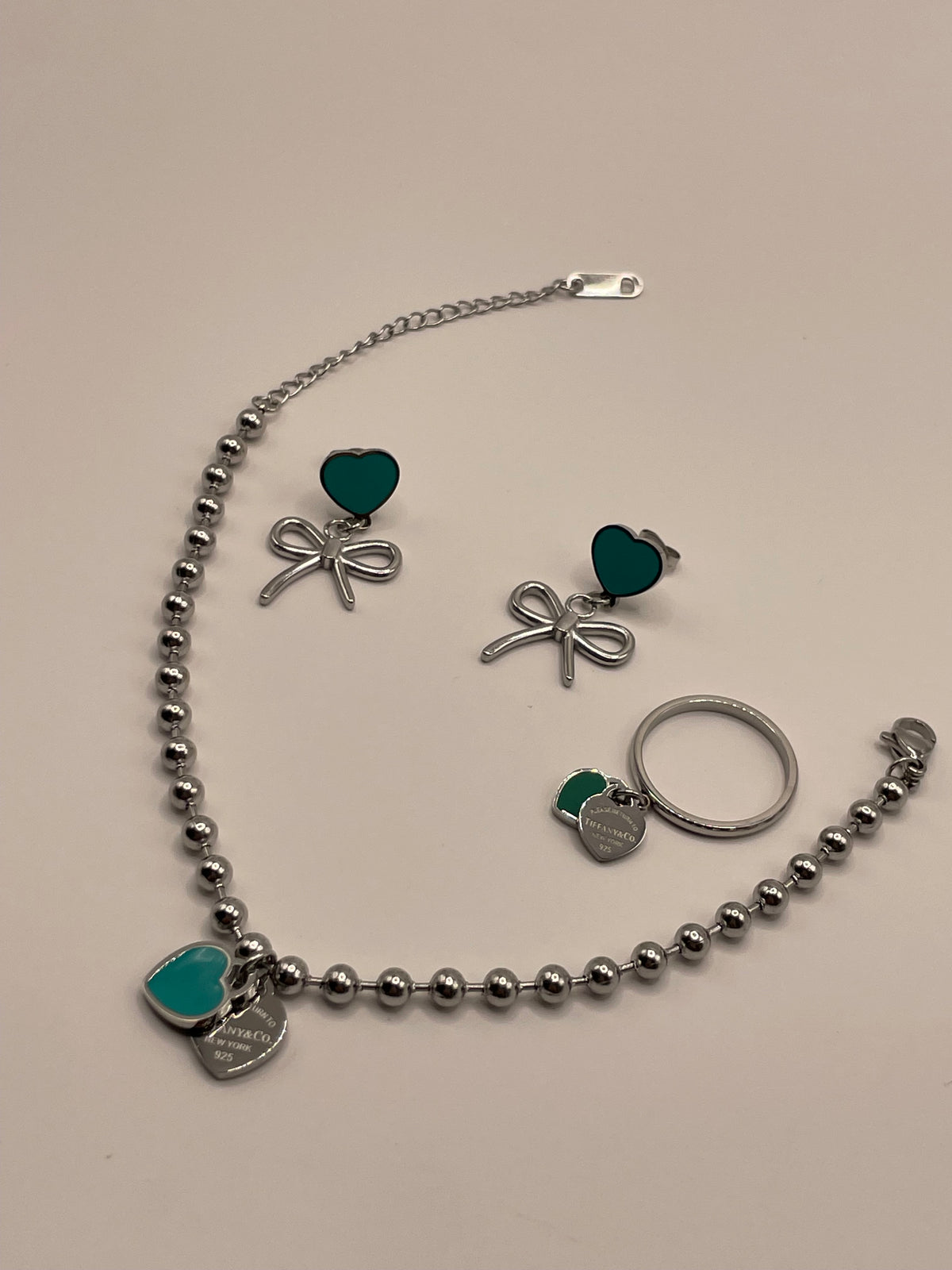 CONJUNTO TIFFANY 3 PIEZAS AZUL
