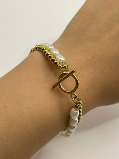 PULSERA CUENCAS DOBLE PERLA