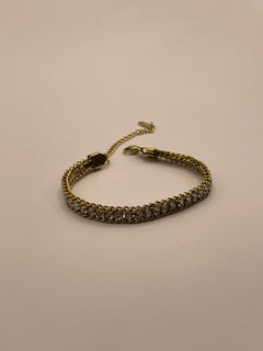 PULSERA ZIRCONIA DORADA