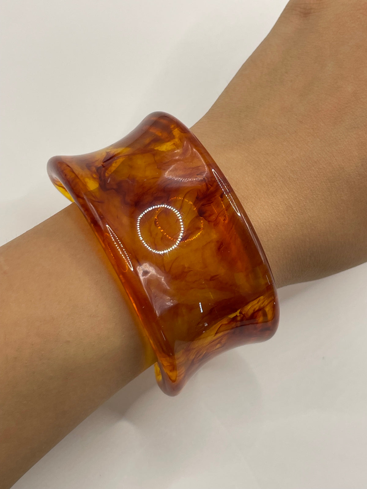 PULSERA CHUNKY RESINA AMBAR