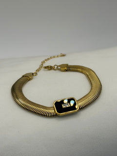 PULSERA NEGRA MARMOL