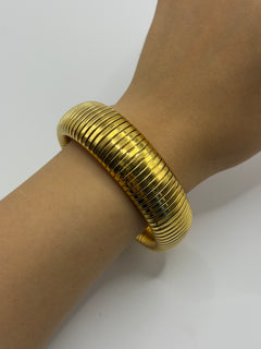 PULSERA AMANDA 20 MM DORADA