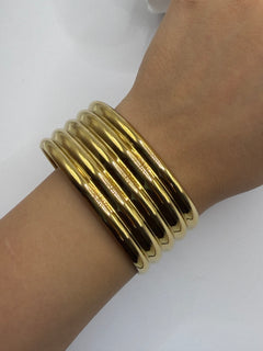 PULSERA ANCHA DORADA