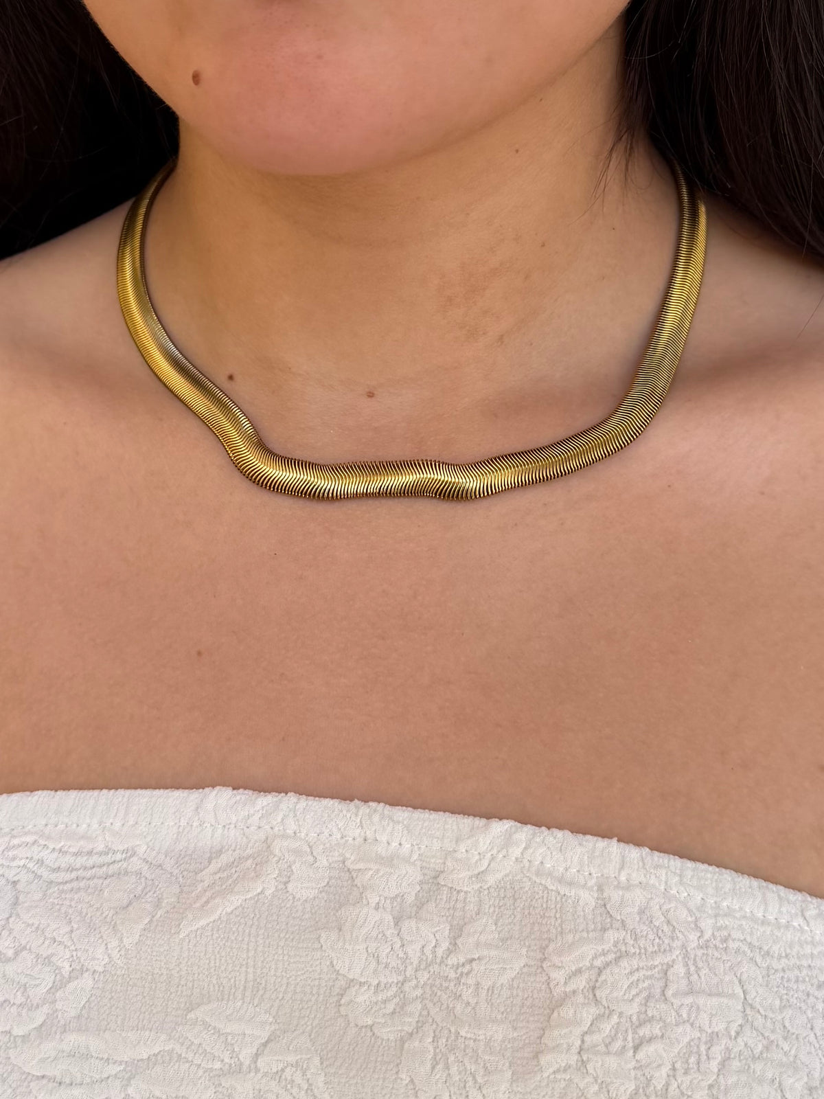 COLLAR SERPIENTE DORADO