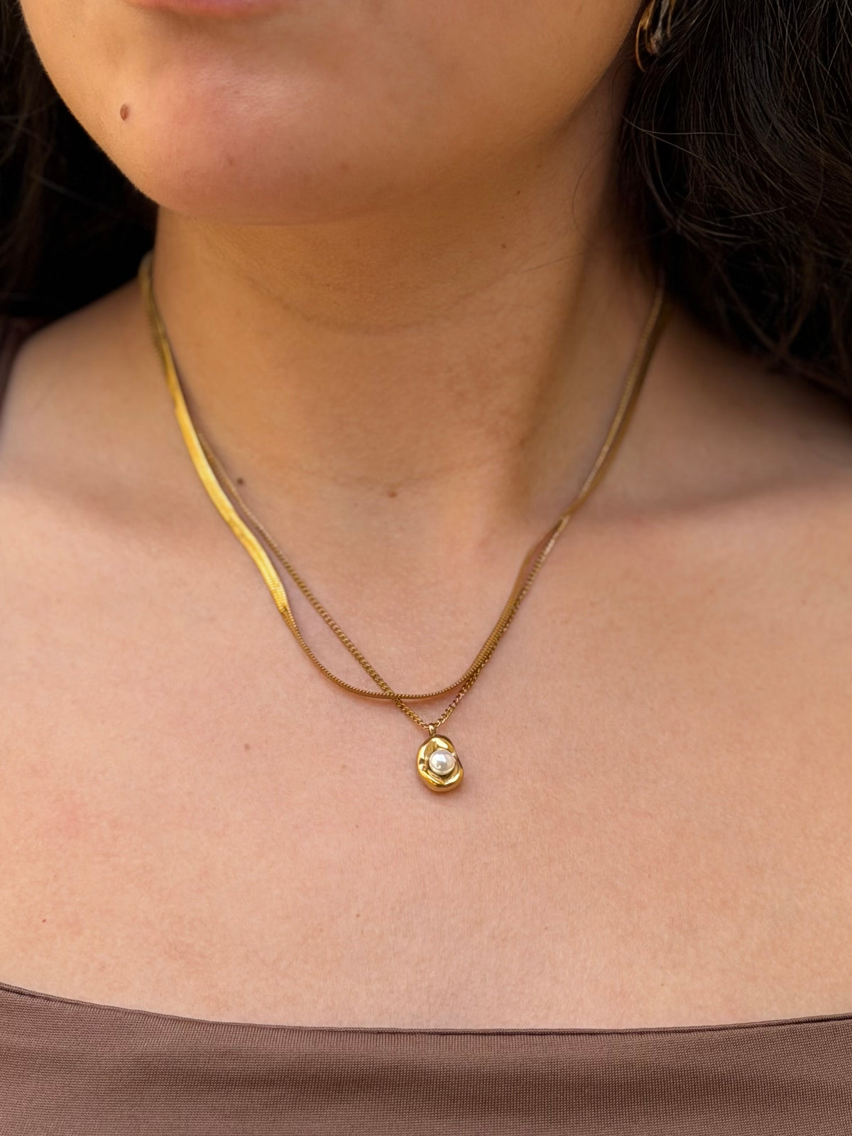 COLLAR DOBLE PERLITA