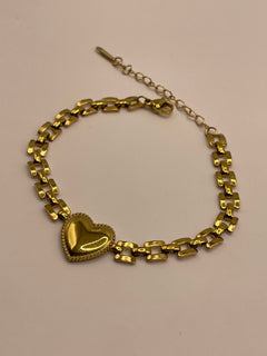 PULSERA CORAZON CADENA