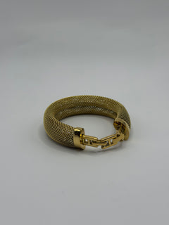 PULSERA TEJIDO DORADA