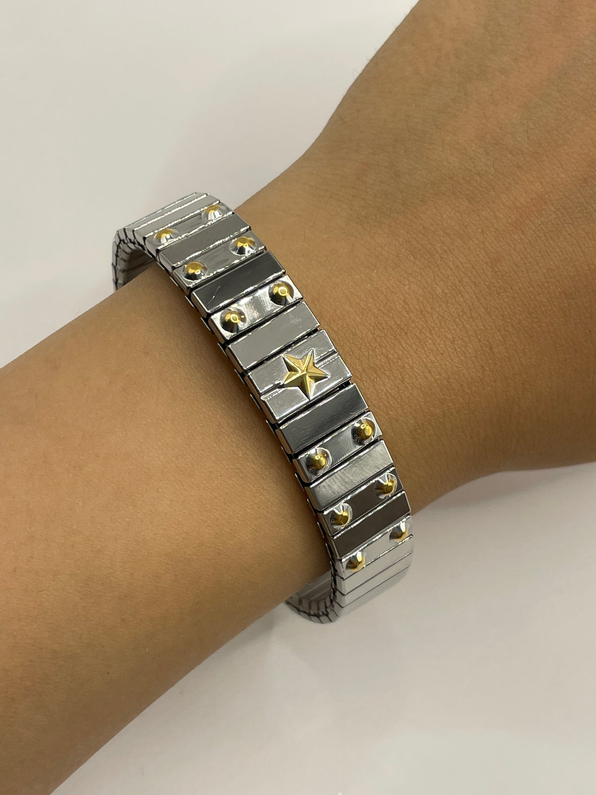 PULSERA PLATA ESTRELLAS
