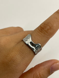 ANILLO ONDA PLATA
