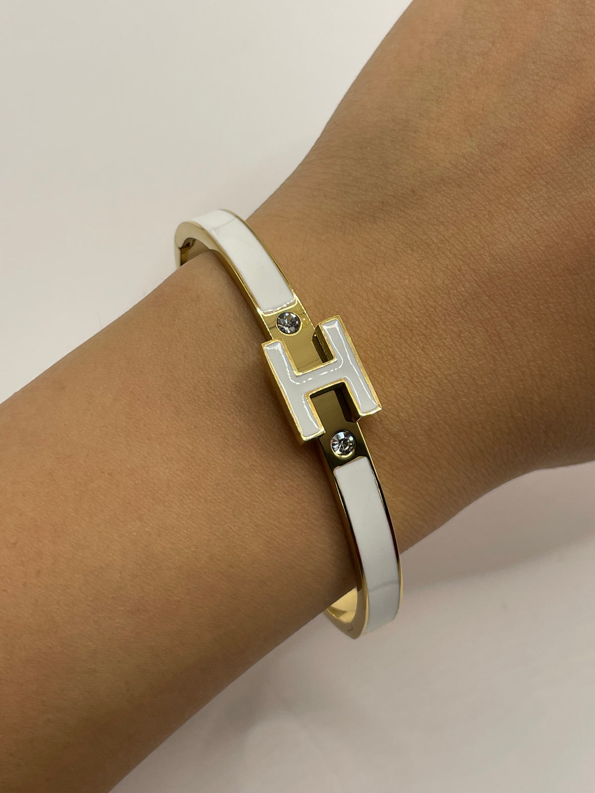 PULSERA HERMES BLANCA