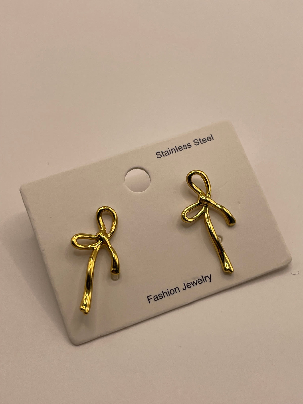 ARETES MOÑO DORADO