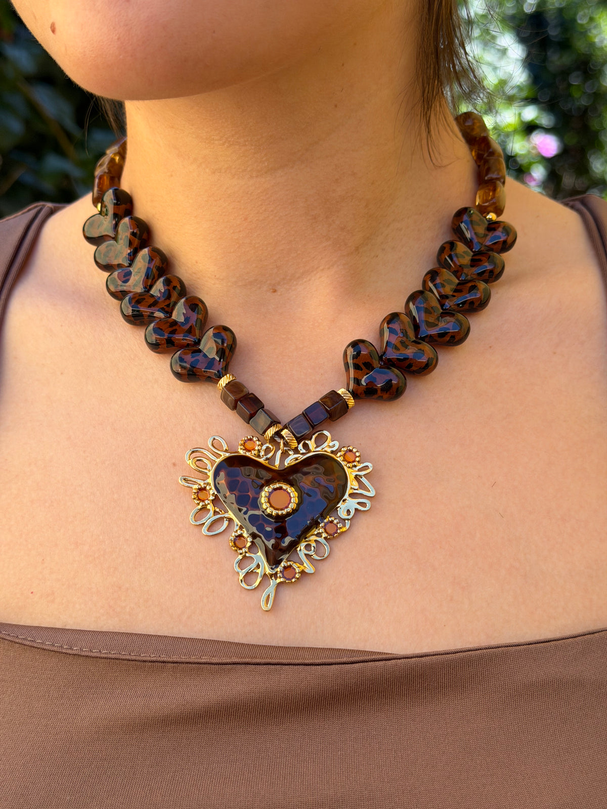 COLLAR CORAZON CORAZONES