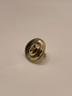 ANILLO SOMBRERO DORADO