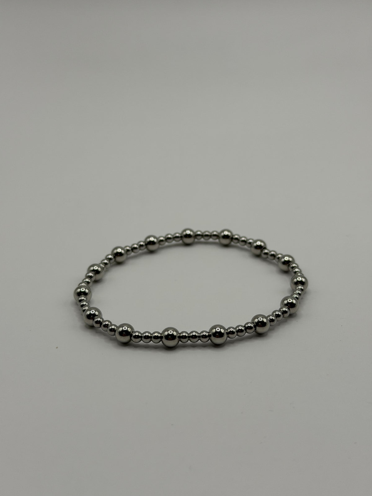 PULSERA CUENCAS DELGADA PLATA