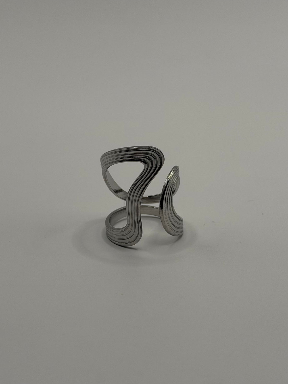 ANILLO ONDA PLATA