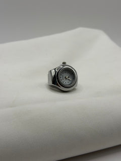 ANILLO RELOJ PLATA LISO