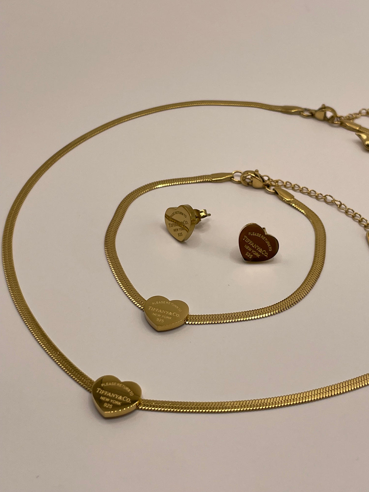 CONJUNTO TIFFANY DORADO