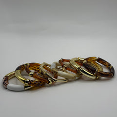 CONJUNTO 8 PULSERAS RESINA