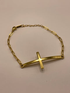 PULSERA CRUZ CADENA