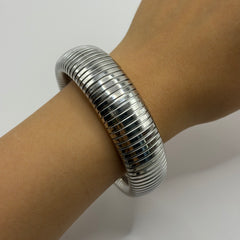 PULSERA AMANDA PLATA 20MM