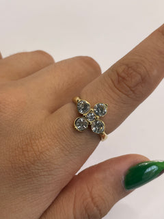 ANILLO ZINAY DORADO TALLA 8
