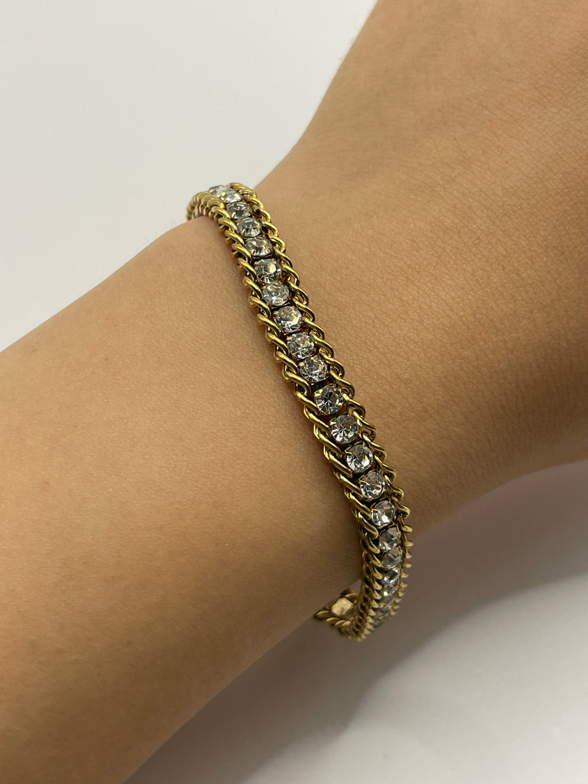 PULSERA ZIRCONIA DORADA