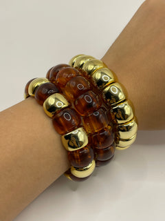 CONJUNTO 3 PIEZAS AMBAR