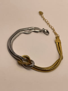 PULSERA NUDO COMBINADA