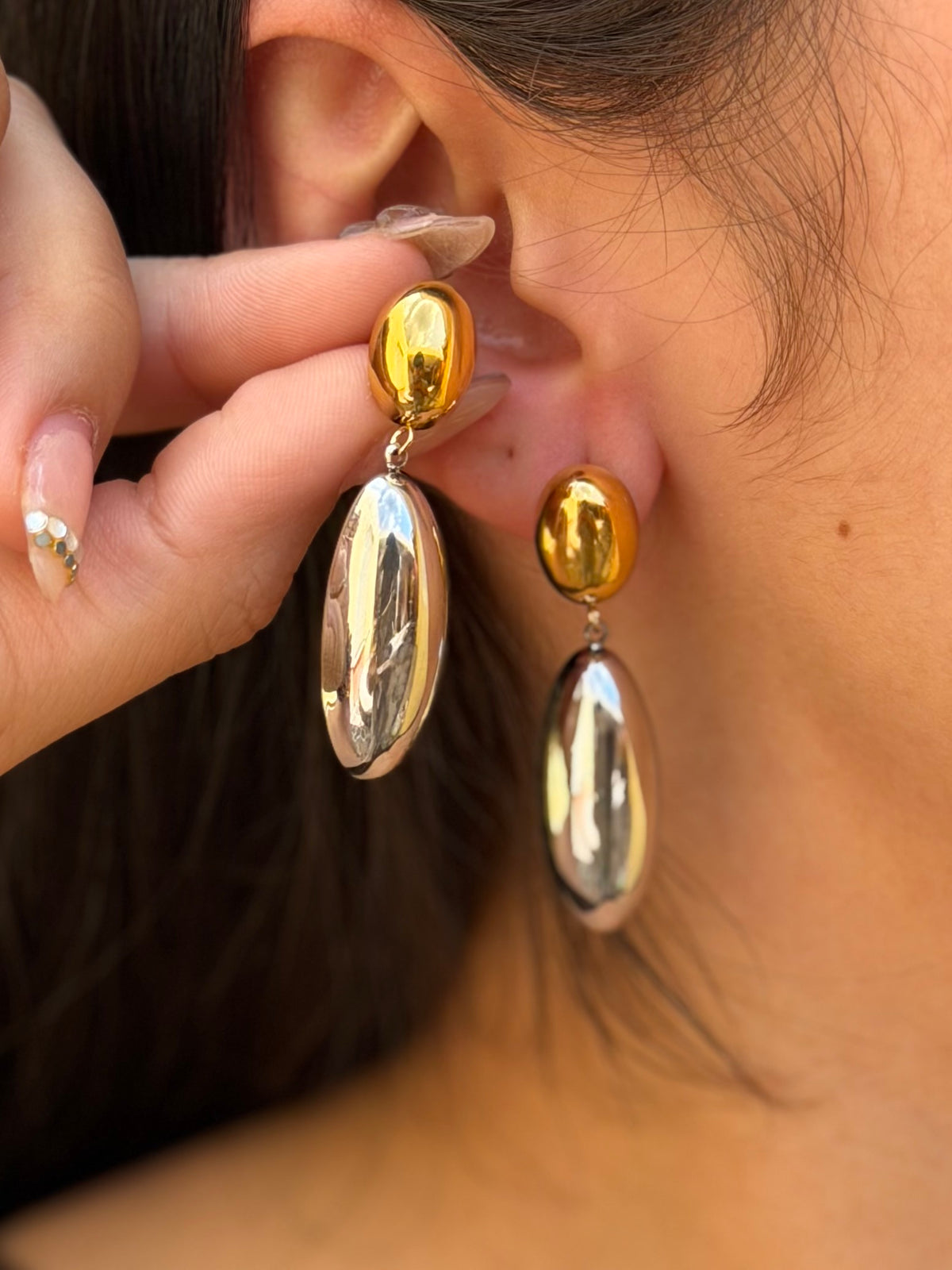 ARETES GOTA DOBLE