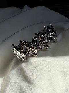 PULSERA ESTRELLAS DE MAR CHUNKY PLATA