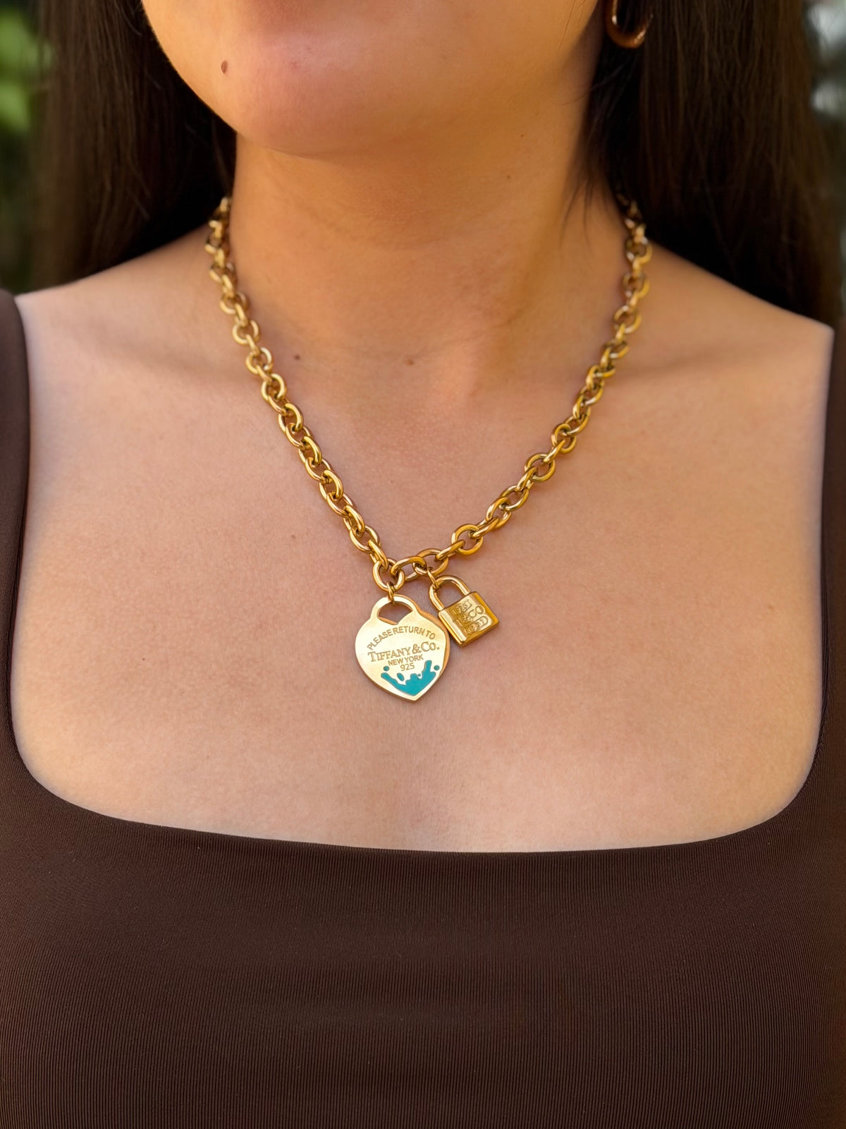 COLLAR TIFFANY CADENA DORADO