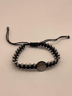 PULSERA BENITO CUENCAS PLATA TELA