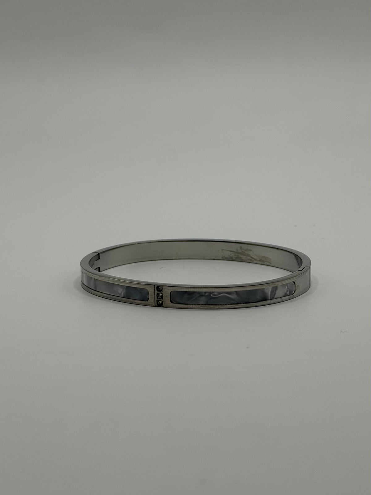 PULSERA PLATA CENTRO RESINA