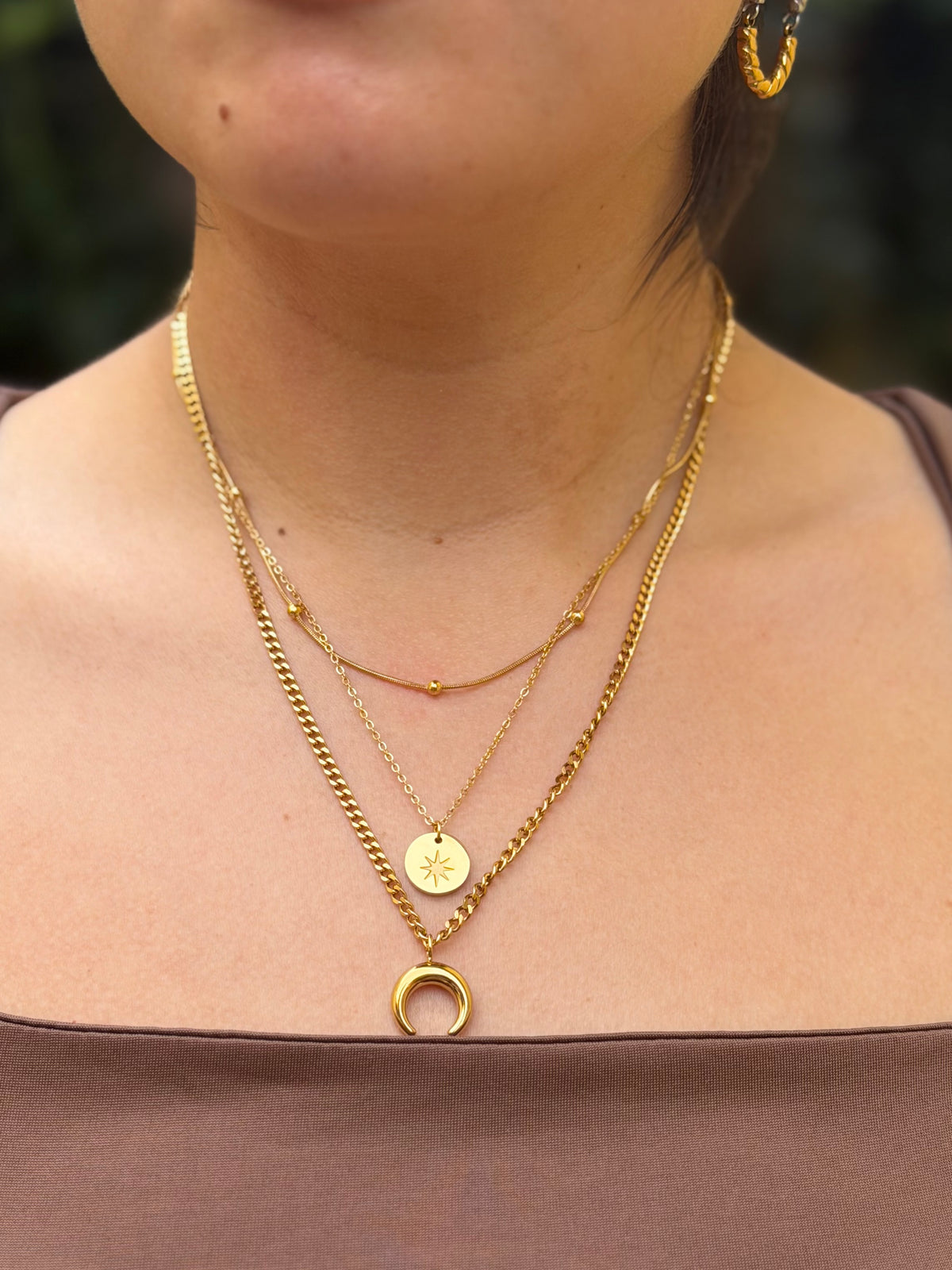 COLLAR TRIPLE LUNA