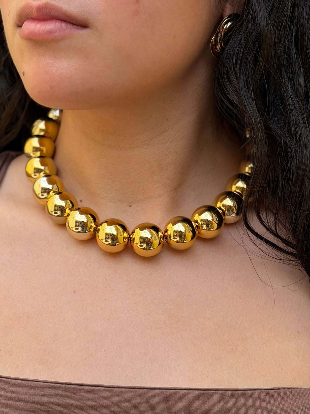 COLLAR CUENCAS XL DORADO
