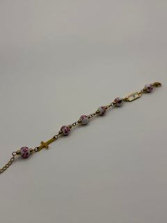 PULSERA SEMILLA ROSA