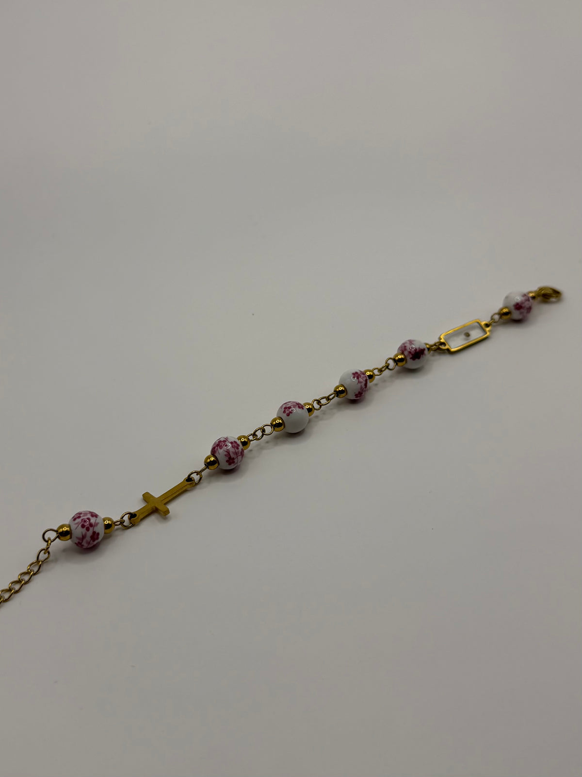 PULSERA SEMILLA ROSA