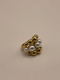 ANILLO CHUNKY PERLAS