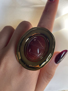 ANILLO AMBAR CHUNKY