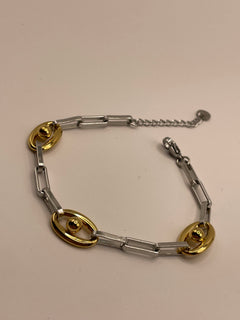 PULSERA BOTON COMBINADA
