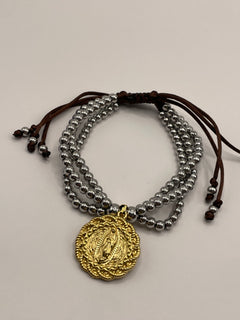 PULSERA CUENCAS AJUSTABLE PLATA