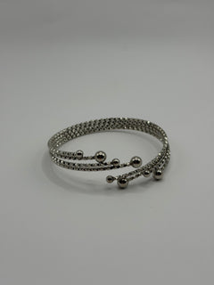 PULSERA BURBUJAS PLATA