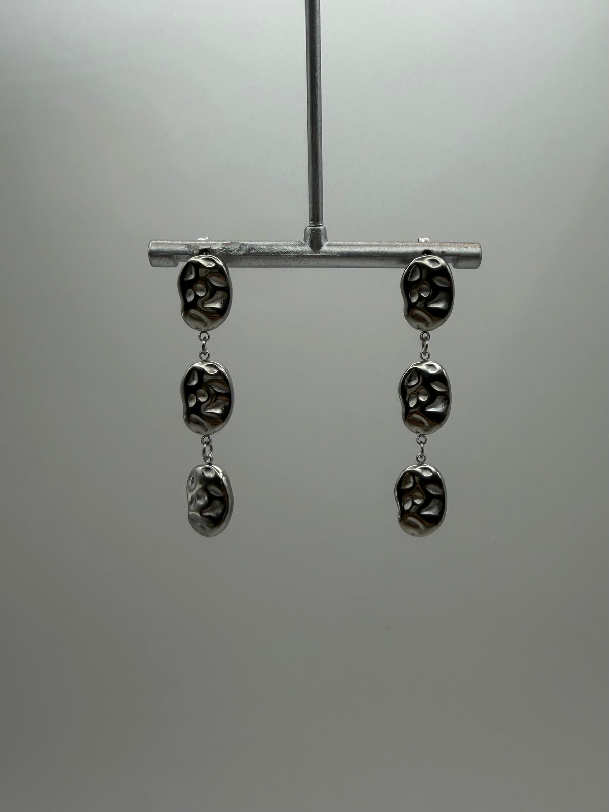 ARETES LARGOS PLATA