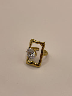 ANILLO RECTANGULAR ZIRCONIA
