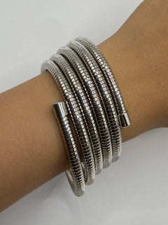 PULSERA ESPIRAL PLATA