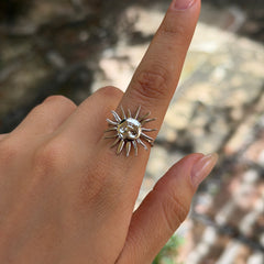 ANILLO PLATA SOL