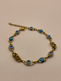 PULSERA OJOS AZULES