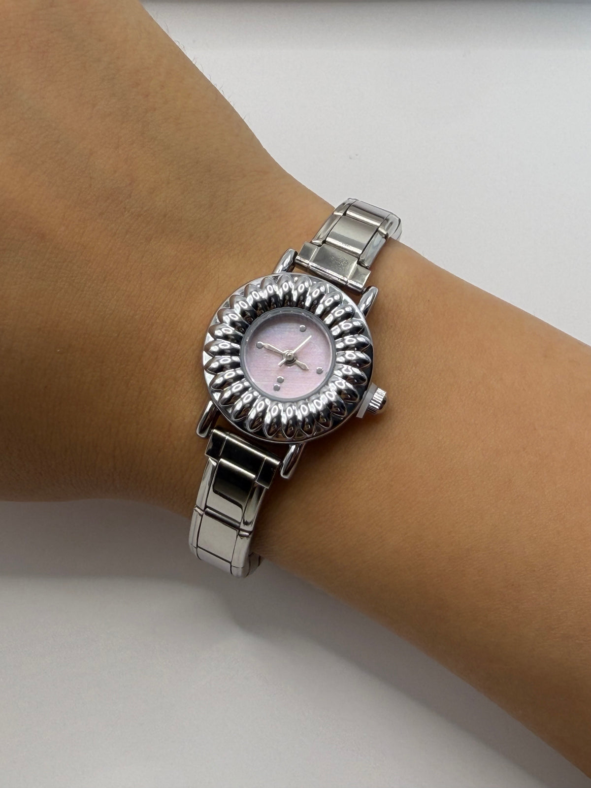 RELOJ CIRCULAR PLATA