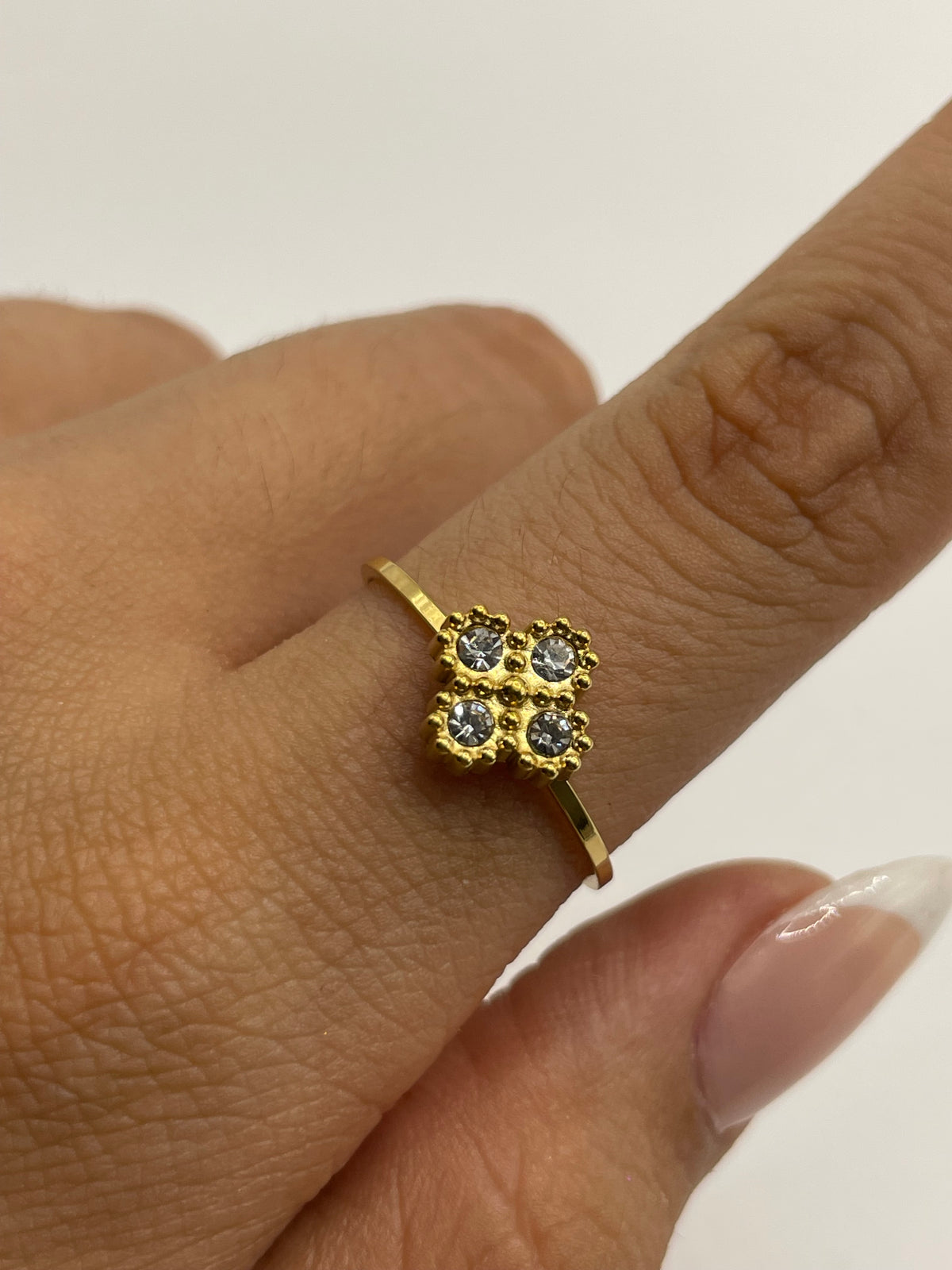 ANILLO TREBOL TALLA 9